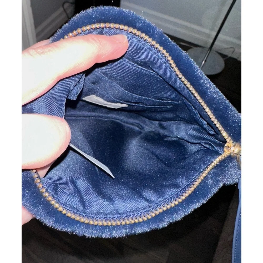 A New Day Wrist Clutch Royal Blue Hand Bag Purse